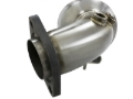 Picture of aFe Twisted Steel 3in. 304 SS Catted Series Downpipe 16-18 Ford Focus RS I4-2.3L (t)