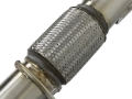 Picture of aFe Twisted Steel 3in. 304 SS Catted Series Downpipe 16-18 Ford Focus RS I4-2.3L (t)