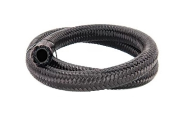 Picture of Torque Solution Nylon Braided Rubber Hose -8AN 2ft (0.44in ID)