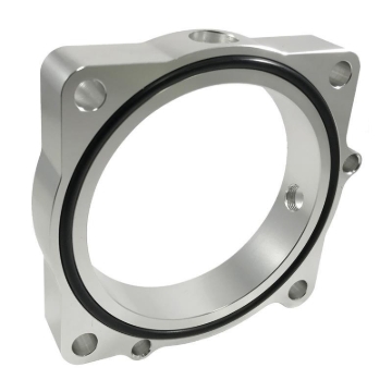 Picture of Torque Solution Throttle Body Spacer (Red) - 10-14 Chevy Camaro 6.2L
