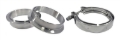Picture of Torque Solution Stainless Steel V-Band Clamp & Flange Kit - 2.75in (70mm)