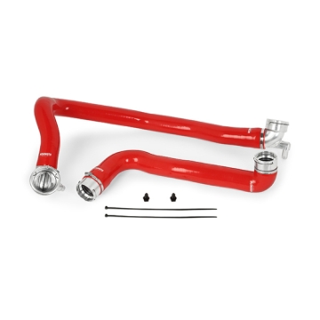 Picture of Mishimoto 11-16 Ford 6.7L Powerstroke Red Silicone Hose Kit