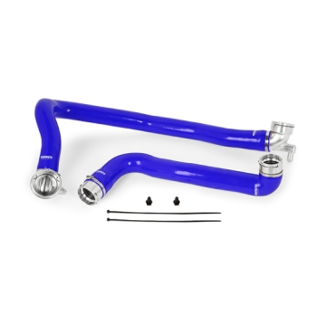 Picture of Mishimoto 11-16 Ford 6.7L Powerstroke Blue Silicone Hose Kit
