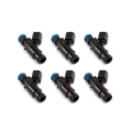 Picture of Injector Dynamics ID1300X Injectors - 48mm Length - 14mm Grey Top - 14mm Lower O-Ring - Set of 6