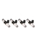 Picture of Injector Dynamics ID1300X Injectors- 14mm Top Adapter (Grey) - 14mm (Silver) Lower O-Ring - Set Of 4