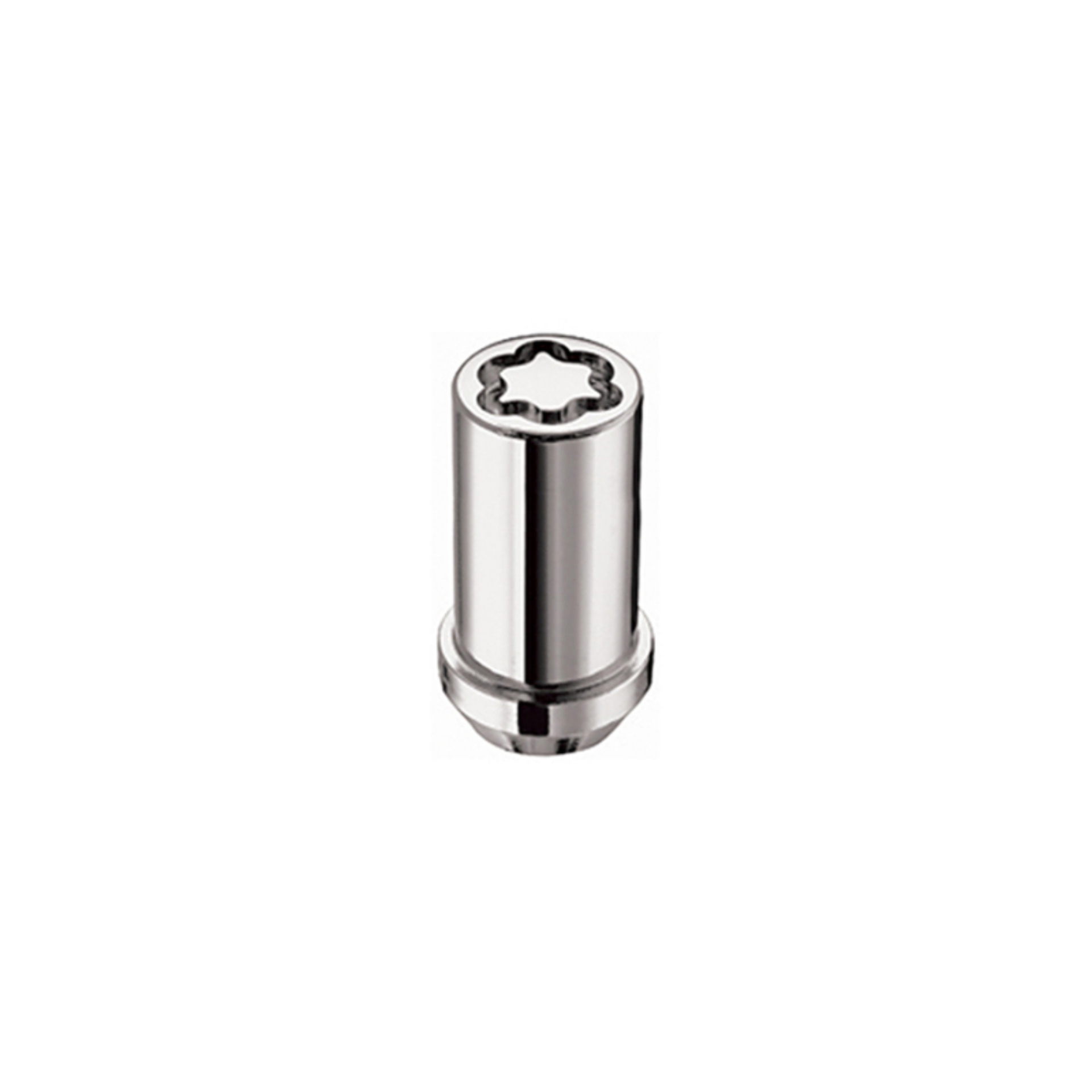 Picture of McGard Wheel Lock Nut Set - 4pk. (Tuner / Cone Seat) M14X1.5 / 1in. Hex / 1.935in. Length - Chrome