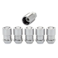 Picture of McGard Wheel Lock Nut Set - 5pk. (Cone Seat) 1/2-20 / 3/4 &13/16 Dual Hex / 1.46in. Length - Chrome