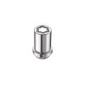 Picture of M12 x 1.5 Chrome Tuner Style Cone Seat Wheel Locks- 1.24 OAL
