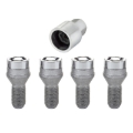 Picture of McGard Wheel Lock Bolt Set - 4pk. (Cone Seat) M12X1.5 / 21mm Hex / 18.2mm Shank Length - Chrome