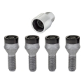 Picture of McGard Wheel Lock Bolt Set - 4pk. (Cone Seat) M12X1.25 / 19mm Hex / 25.6mm Shank Length - Black