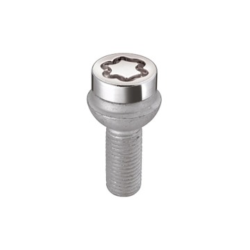 Picture of McGard Wheel Lock Bolt Set - 4pk. (Radius Seat) M12X1.5 / 17mm Hex / 27.9mm Shank Length - Chrome