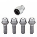 Picture of McGard Wheel Lock Bolt Set - 4pk. (Radius Seat) M12X1.5 / 17mm Hex / 27.9mm Shank Length - Chrome