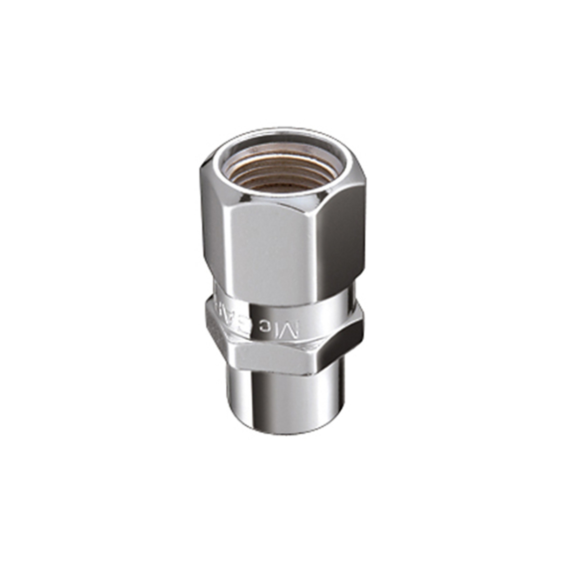 Picture of McGard Hex Lug Nut (Drag Racing Short Shank) 1/2-20 / 13/16 Hex / 1.6in. Length (4-Pack) - Chrome