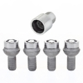 Picture of McGard Wheel Lock Bolt Set - 4pk. (Radius Seat) M12X1.5 / 17mm Hex / 20.6mm Shank Length - Chrome