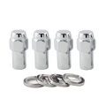 Picture of McGard Hex Lug Nut (Long Shank - .946in.) 1/2-20 / 13/16 Hex / 1.85in. Length (4-Pack) - Chrome