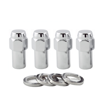 Picture of McGard Hex Lug Nut (Long Shank - .946in.) 1/2-20 / 13/16 Hex / 1.85in. Length (4-Pack) - Chrome
