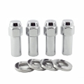 Picture of McGard Hex Lug Nut (X-Long Shank - 1.365in.) 1/2-20 / 13/16 Hex / 2.27in. Length (4-Pack) - Chrome