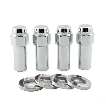 Picture of McGard Hex Lug Nut (X-Long Shank - 1.365in.) 1/2-20 / 13/16 Hex / 2.27in. Length (4-Pack) - Chrome