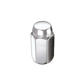 Picture of McGard Hex Lug Nut (Cone Seat) M12X1.25 / 13/16 Hex / 1.28in. Length (4-Pack) - Chrome