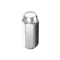 Picture of McGard Hex Lug Nut (Cone Seat / Duplex) M14X2.0 / 13/16 Hex / 2.25in. Length (4-Pack) - Chrome