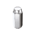 Picture of McGard Hex Lug Nut (Cone Seat / Duplex) M14X2.0 / 13/16 Hex / 2.25in. Length (4-Pack) - Chrome