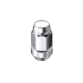 Picture of McGard Hex Lug Nut (Cone Seat Bulge Style) M14X1.5 / 13/16 Hex / 1.945in. Length (4-Pack) - Chrome