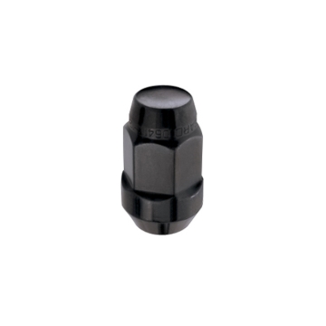 Picture of McGard Hex Lug Nut (Cone Seat Bulge Style) M14X1.5 / 22mm Hex / 1.945in. Length (4-Pack) - Black