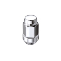 Picture of McGard Hex Lug Nut (Cone Seat Bulge Style) M14X1.5 / 22mm Hex / 1.635in. Length (4-Pack) - Chrome