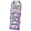 Picture of McGard Hex Lug Nut (Cone Seat Bulge Style) M14X1.5 / 22mm Hex / 1.635in. Length (4-Pack) - Chrome