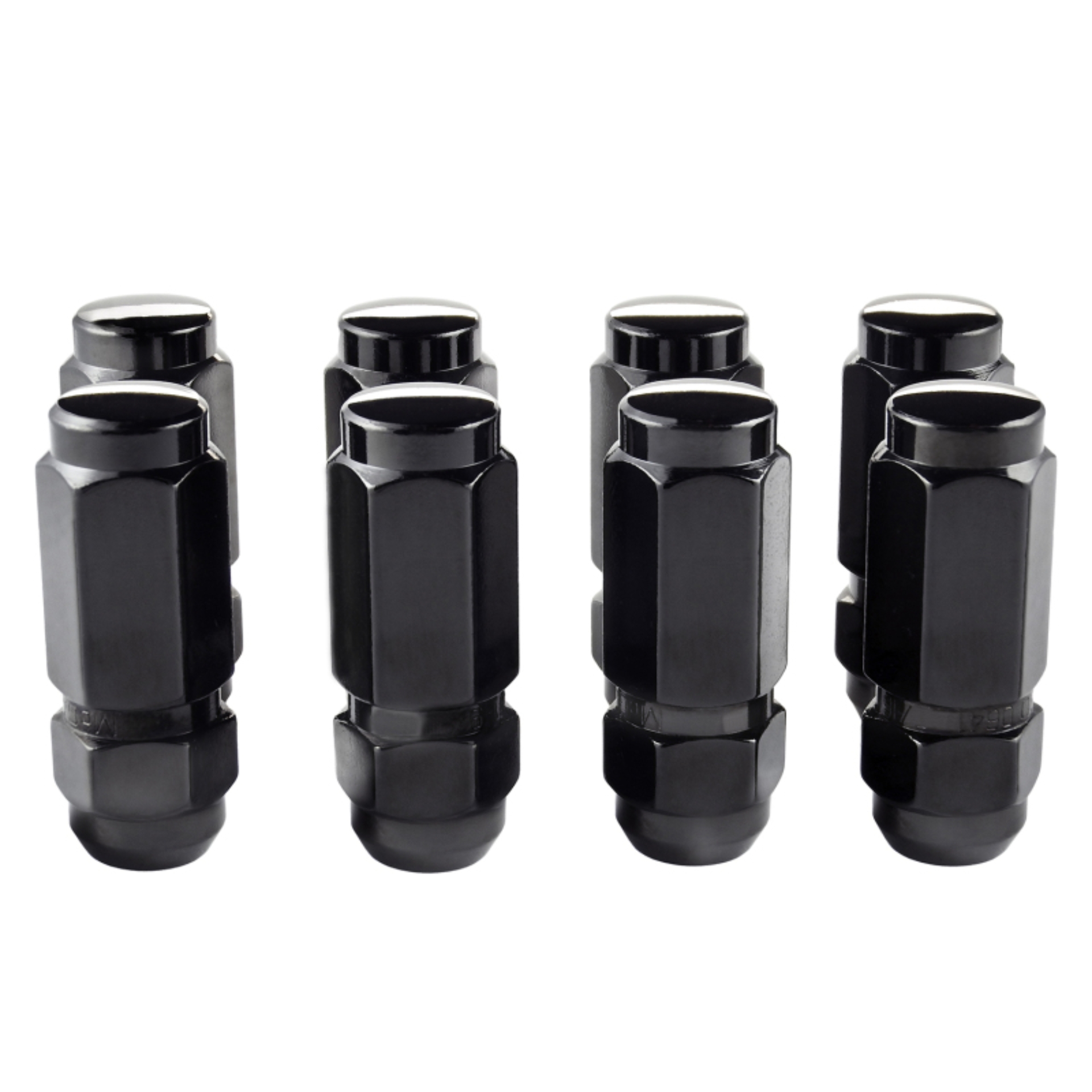 Picture of McGard Hex Lug Nut (Cone Seat / Duplex) 9/16-18 / 7/8 Hex / 2.5in. Length (8-Pack) - Black