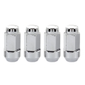 Picture of McGard Hex Lug Nut (Cone Seat Bulge Style) M14X1.5 / 22mm Hex / 1.945in. Length (4-Pack) - Chrome