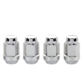 Picture of McGard Hex Lug Nut (Cone Seat Bulge Style) M14X1.5 / 22mm Hex / 1.635in. Length (4-Pack) - Chrome