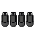 Picture of McGard Hex Lug Nut (Cone Seat Bulge Style) M14X1.5 / 22mm Hex / 1.945in. Length (4-Pack) - Black