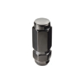 Picture of McGard Hex Lug Nut (Cone Seat / Duplex) 9/16-18 / 7/8 Hex / 2.5in. Length (8-Pack) - Black