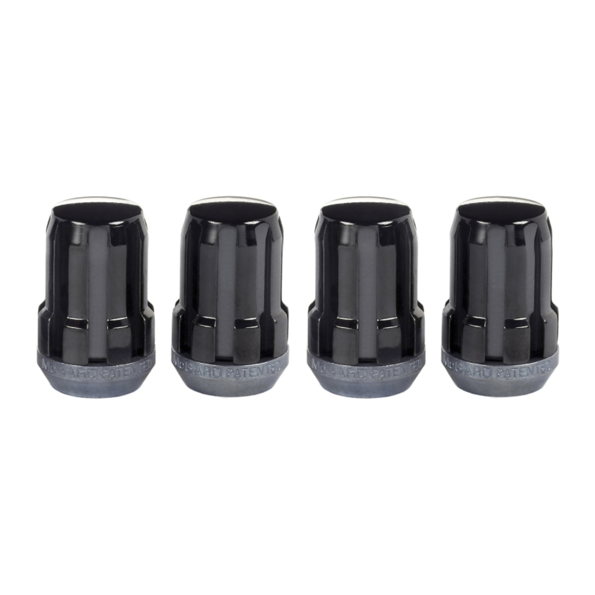 Picture of McGard SplineDrive Lug Nut (Cone Seat) M12X1.25 / 1.24in. Length (4-Pack) - Black (Req. Tool)