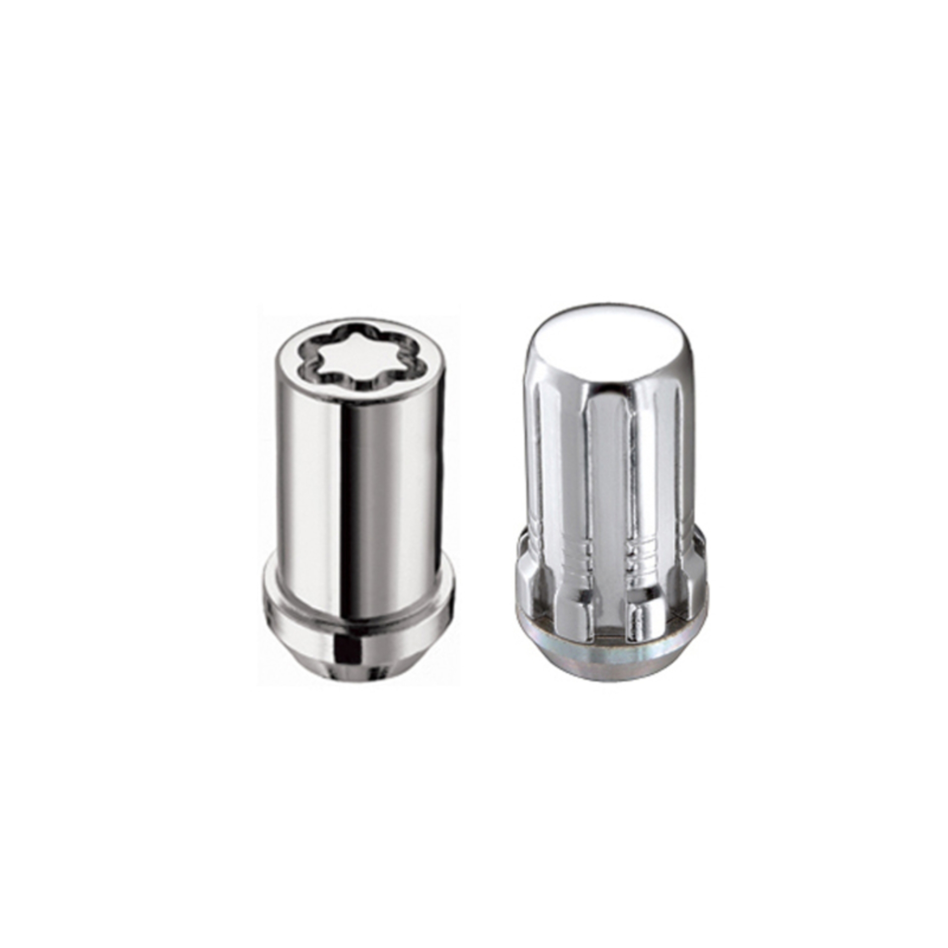 Picture of McGard SplineDrive Tuner 5 Lug Install Kit w/Locks & Tool (Cone) 1/2-20 / 13/16 Hex - Chrome
