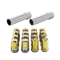 Picture of McGard SplineDrive Tuner 4 Lug Install Kit w/Locks & Tool (Cone) M12x1.5 / 13/16 Hex - Gold (CS)