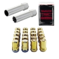 Picture of McGard SplineDrive Tuner 5 Lug Install Kit w/Locks & Tool (Cone) M12X1.25 / 13/16 Hex - Gold