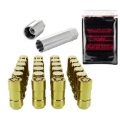 Picture of M14 x 1.5 Gold Tuner Style Cone Seat 6-Lug Wheel Installation Kit-1.935 OAL