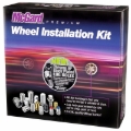 Picture of McGard 5 Lug Hex Install Kit w/Locks (Cone Seat Bolt) M14X1.5 / 17mm Hex / 28.0mm Shank L. - Black
