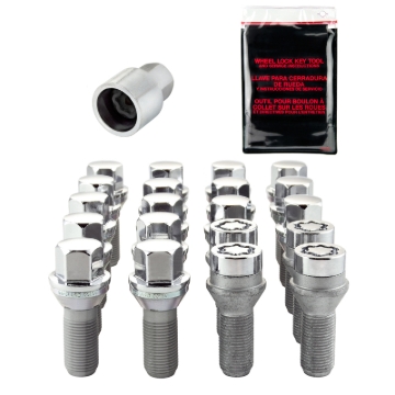 Picture of M14x1.25 Chrome Lug Bolt Wheel Installation Kit, 54.2mm OAL