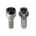 Picture of McGard 4 Lug Hex Install Kit w/Locks (Cone Seat Bolt) M12X1.25 / 17mm Hex / 22.0mm Shank L. - Black