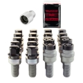 Picture of McGard 5 Lug Hex Install Kit w/Locks (Radius Seat Bolt) M14X1.5 / 17mm Hex / 28.1mm Shank L. - Black