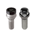 Picture of McGard 5 Lug Hex Install Kit w/Locks (Cone Seat Bolt) M12X1.25 / 17mm Hex / 25.6mm Shank L. - Black