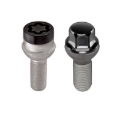 Picture of McGard 5 Lug Hex Install Kit w/Locks (Radius Seat Bolt) M14X1.5 / 17mm Hex / 27.5mm Shank L. - Black