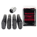 Picture of McGard 6 Lug Hex Install Kit w/Locks (Cone Seat Nut) M14X1.5 / 22mm Hex / 1.945in. Length - Black