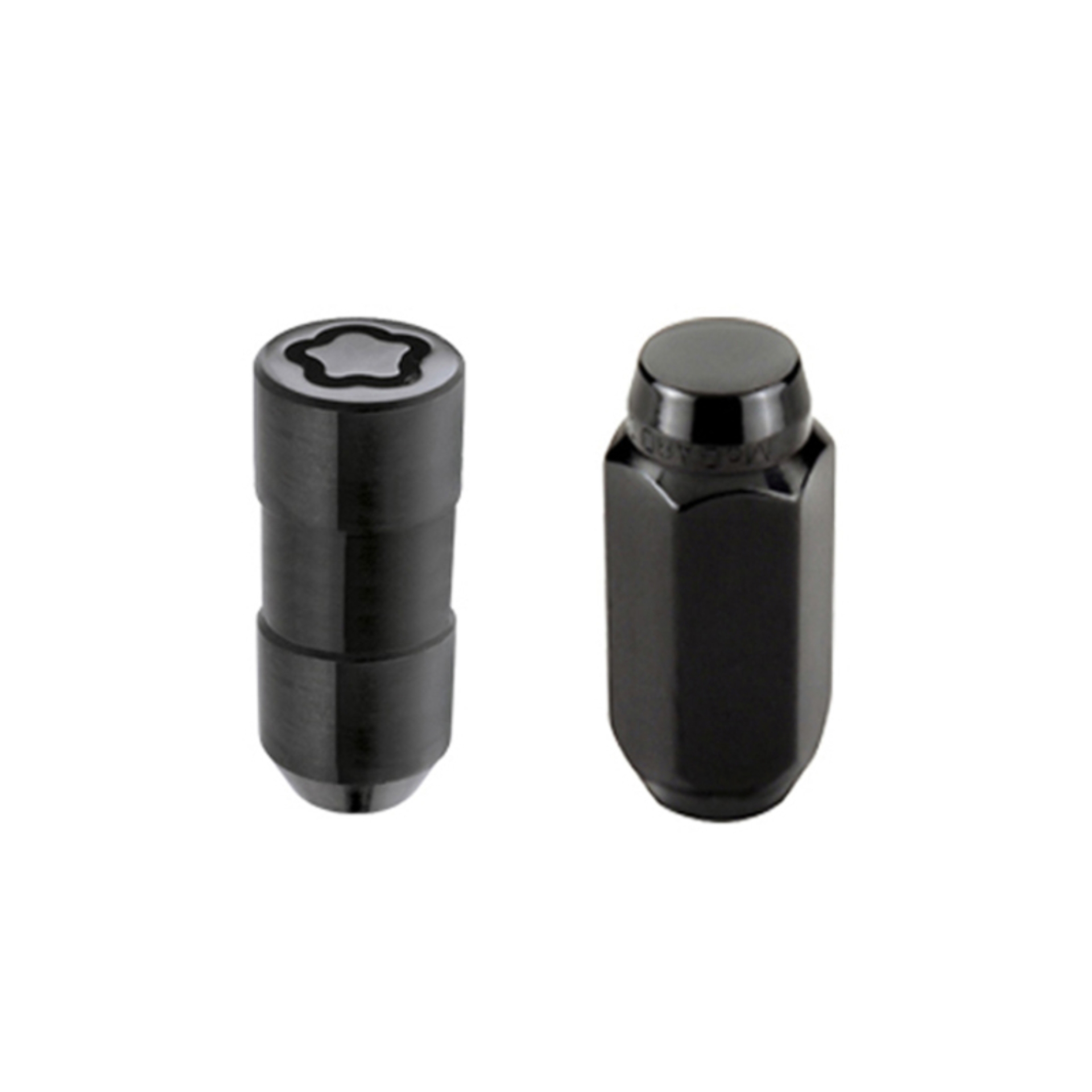 Picture of M14 x 2.0 Black 8-Lug Cone Seat Exposed Style Wheel Installation Kit