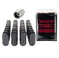 Picture of M14 x 1.5 Black 8-Lug Cone Seat Exposed Style Wheel Installation Kit- 22mm Hex