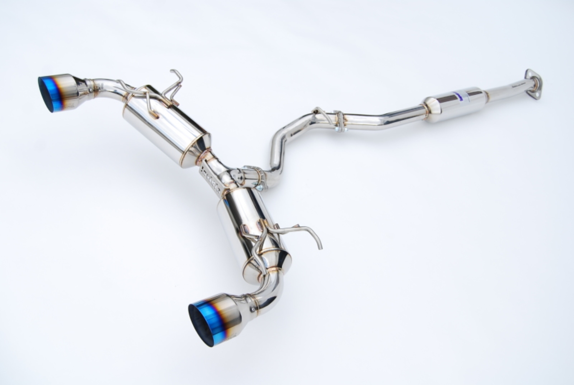 Picture of Invidia 12+ Subaru BRZ / Toyota 86 N2 60mm Single Layer Titanium Burnt Tips Cat-Back Exhaust