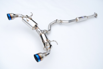 Picture of Invidia 12+ Subaru BRZ / Toyota 86 N2 60mm Single Layer Titanium Burnt Tips Cat-Back Exhaust